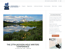 Tablet Screenshot of jacksonholewritersconference.com